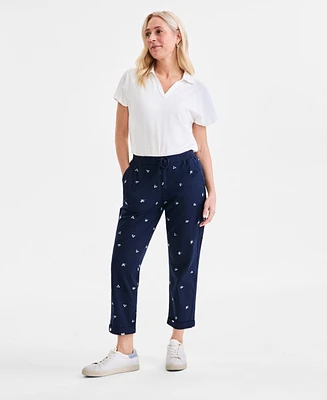 Style & Co Women's Pull On Cuffed Pants, Regular & Petite