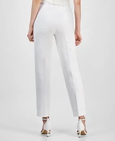 Anne Klein Women's Hollywood Straight-Leg Ankle Pants