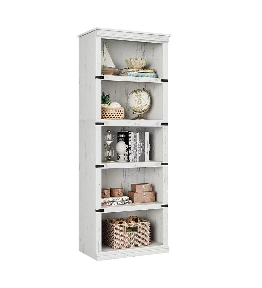 gaomon Farmhouse Book Shelf with Storage