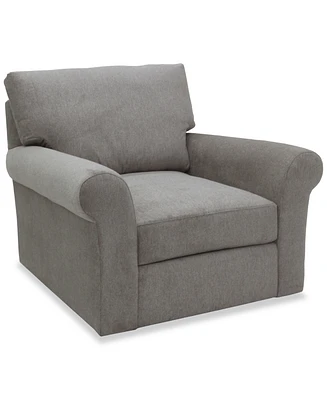 Reiter Fabric Swivel Arm Chair, Exclusively at Macy's