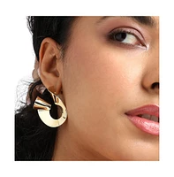 Minimal Spiral Drop Earrings