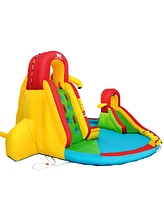 Kids Inflatable Water Slide Bounce Park Splash Pool