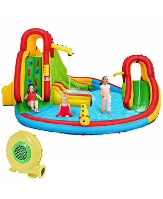 Kids Inflatable Water Slide Bounce Park Splash Pool