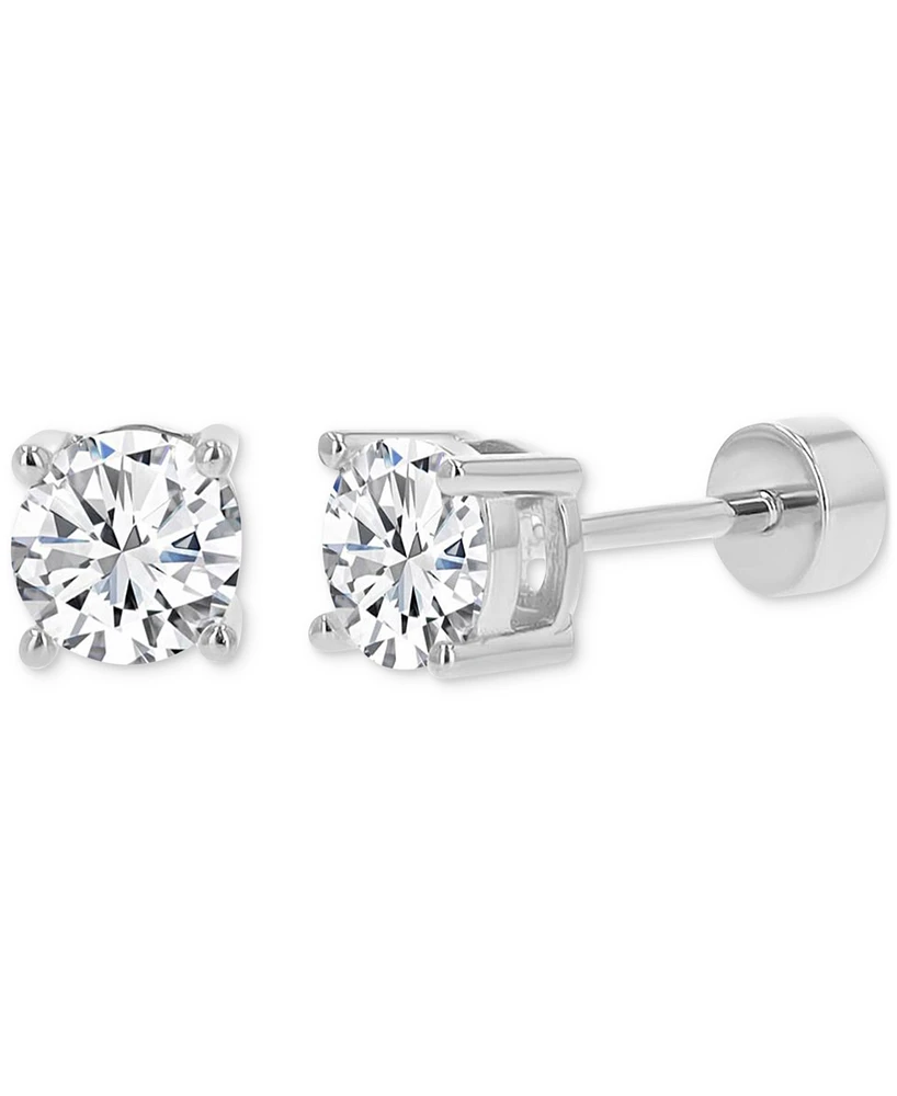 Cubic Zirconia Stud Earrings (1-1/2 ct. t.w.) in 14k Gold-Plated Sterling Silver
