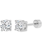 Cubic Zirconia Stud Earrings (1-1/2 ct. t.w.) in 14k Gold-Plated Sterling Silver
