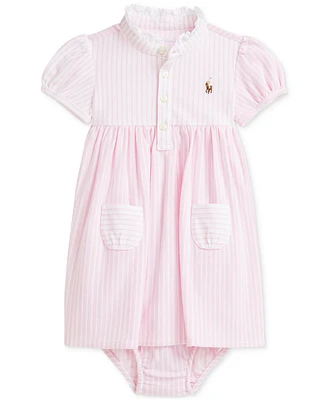 Polo Ralph Lauren Baby Girls Fun Striped Shirtdress