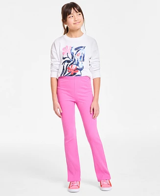 Epic Threads Little & Big Girls Rib Flare-Leg Leggings, Exclusively at Macy's