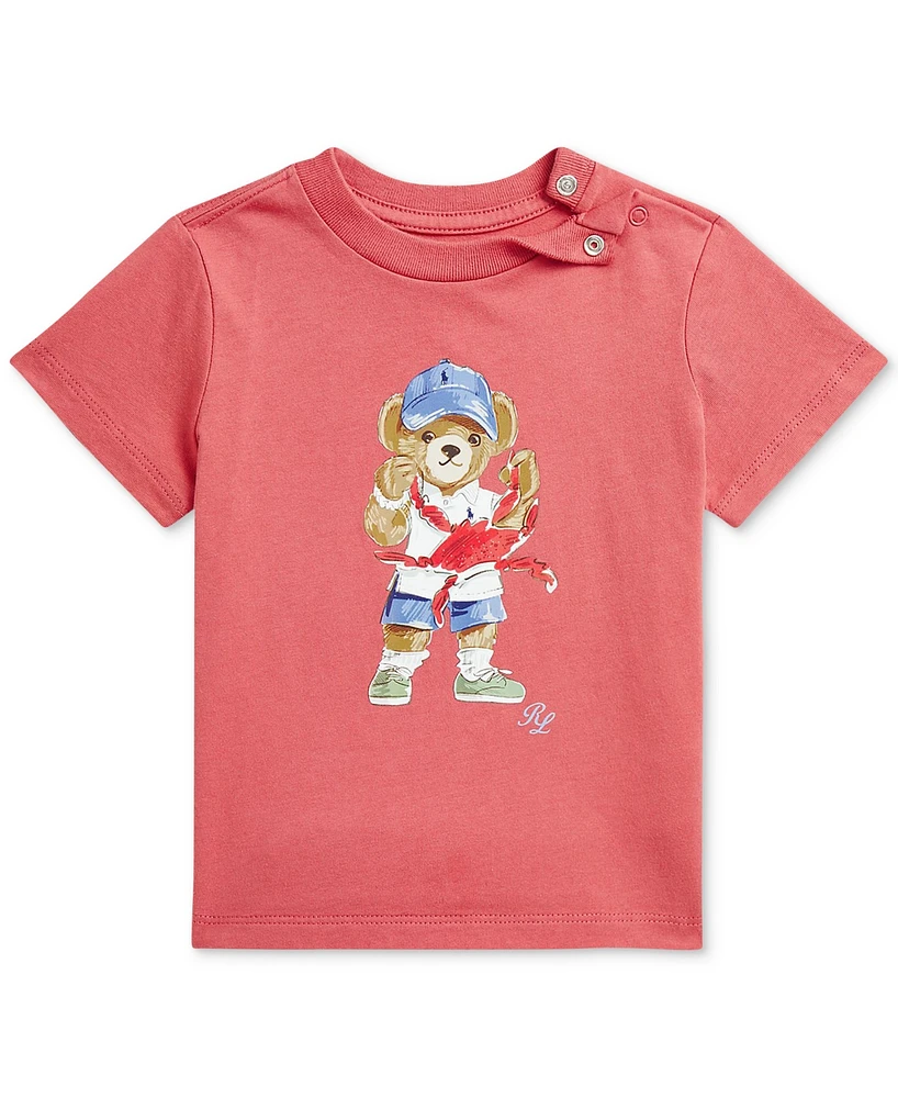 Polo Ralph Lauren Baby Boys Cotton Jersey Bear Tee