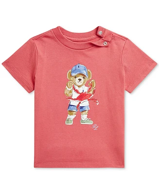 Polo Ralph Lauren Baby Boys Cotton Jersey Bear Tee
