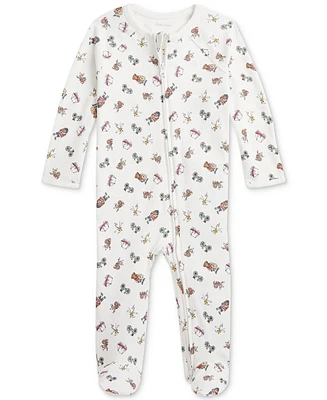 Polo Ralph Lauren Baby Boys Cotton Footed Coverall