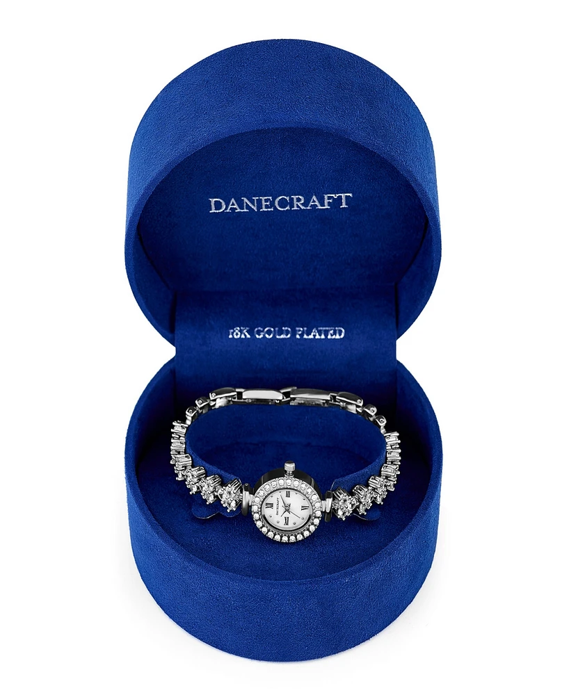 Danecraft Women's Fine Silver-Plated Analog Watch