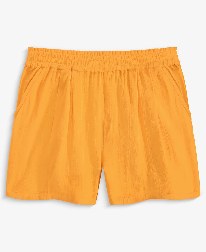 Big Girl Cotton Wide Volume Shorts, Created for Macy's