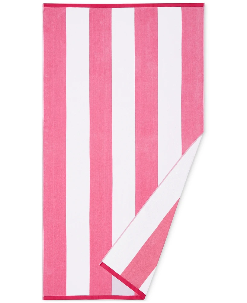 Seaside Charm Cotton Oversized Beach Towel, 40" x 72", Exclusively at Macy's