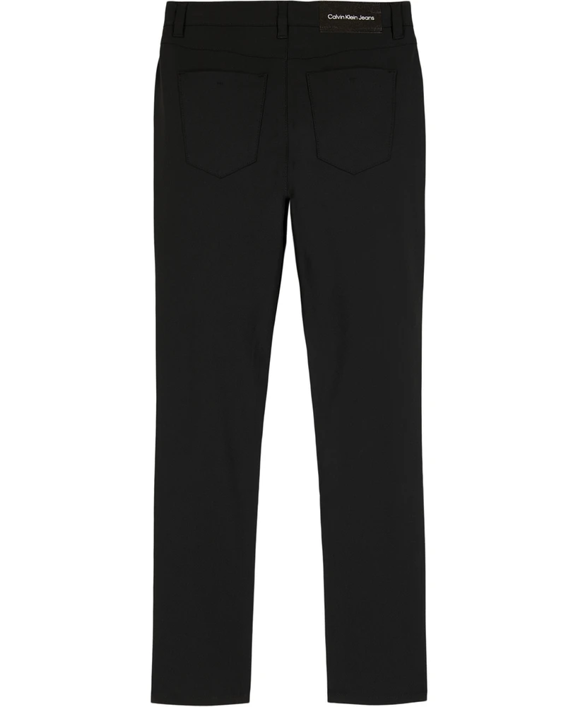 Calvin Klein Big Boys Slim Fit 5 Pocket Performance Flex Stretch Pant