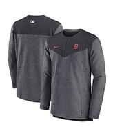 Nike Men's Navy Detroit Tigers Authentic Collection Game Time Performance Half-Zip Top