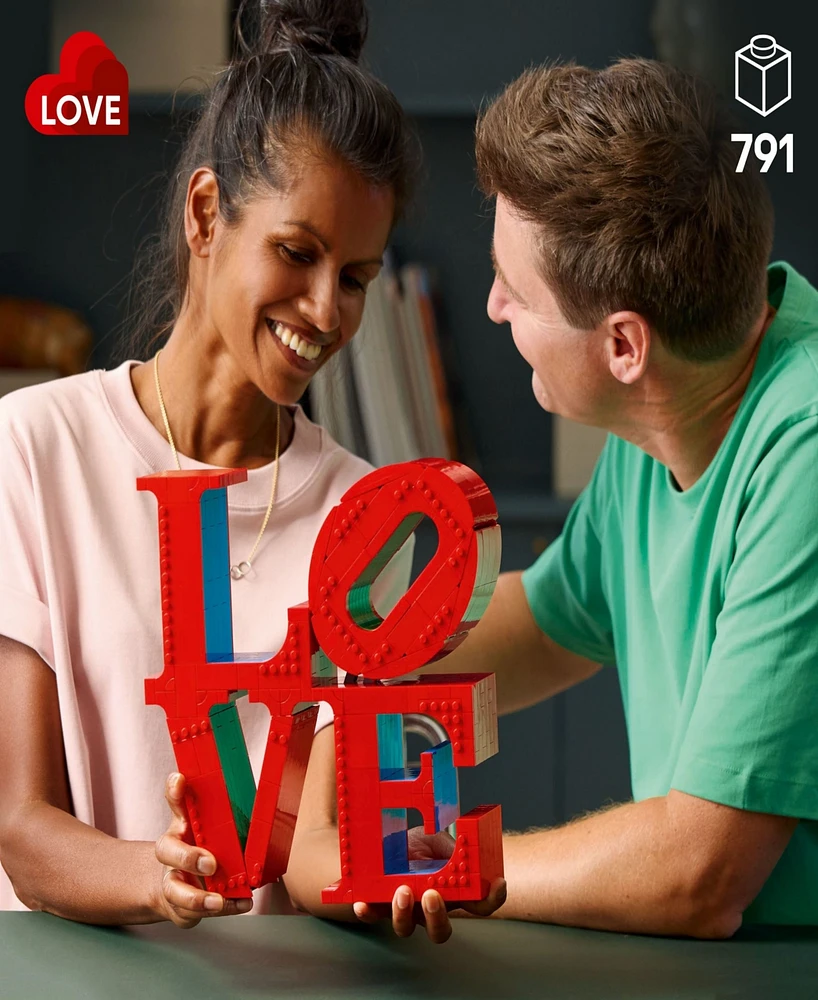 Lego Art Love Collectible 31214 Building Kit, 791 Pieces