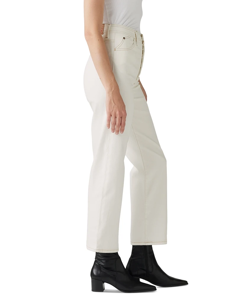 Levi's Women's Ribcage High Rise Straight Ankle Jeans