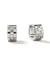 Ana Luisa Silver Hoop Earrings Eden Silver