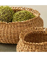 Seagrass Loop Baskets Set of 3