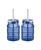 Godinger Claro Mason Jars, Set of 2