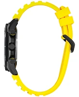 Citizen Men's Sport Casual Brycen Yellow Silicone Strap Watch 44.8mm