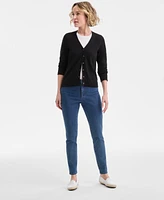 Charter Club Women's V-Neck Button-Front Linen-Blend Cardigan, Exclusively at Macy's