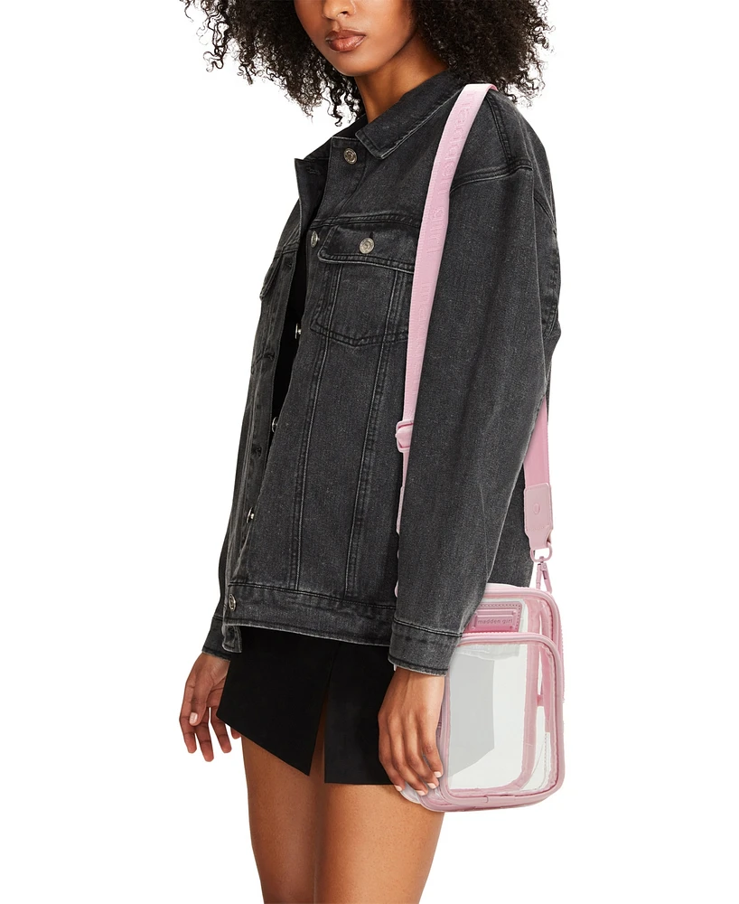 Madden Girl Willowv Clear Cellphone Crossbody Bag