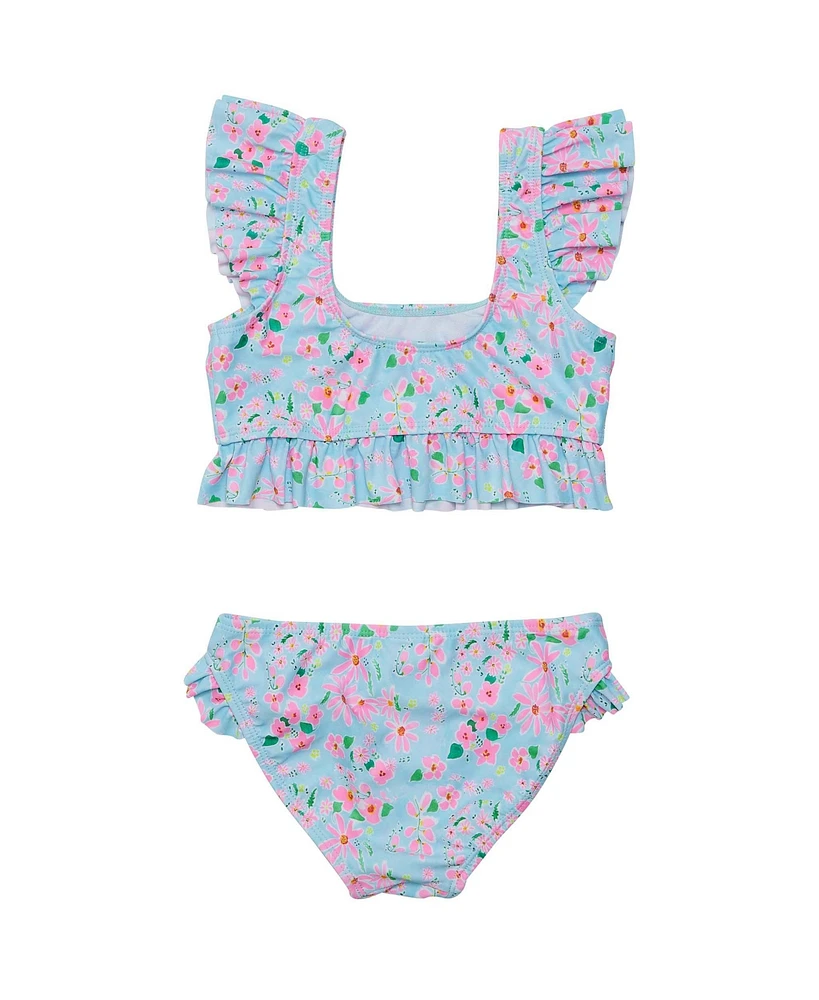 Daisy Chain Frilled Crop Bikini
