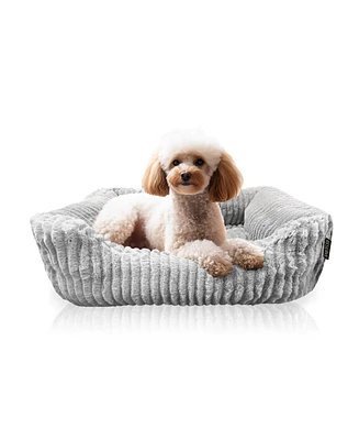 Reserve Jacquard Cuddler, Ultra-Soft & Elegant Pet Bed for Dogs & Cats