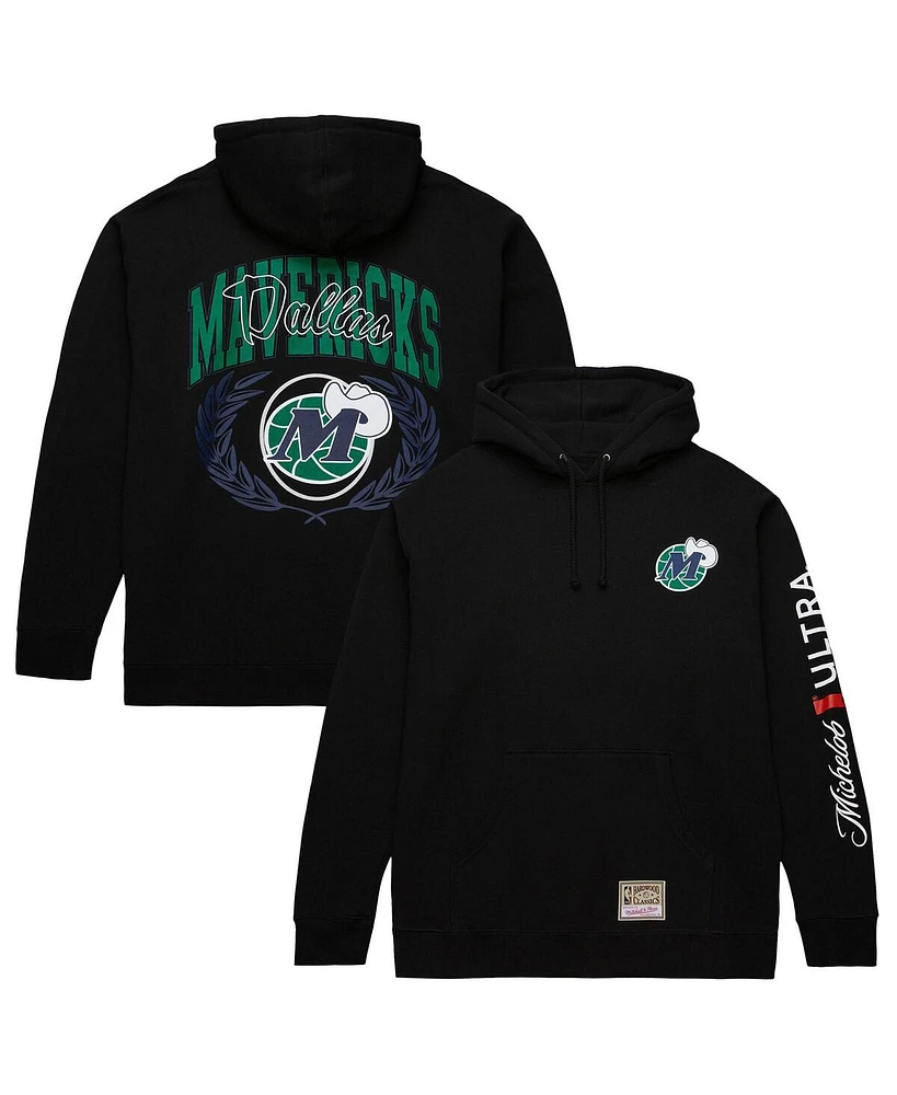 Mitchell & Ness Men's Black Dallas Mavericks Nba x Michelob Ultra Swish Sip Pullover Hoodie