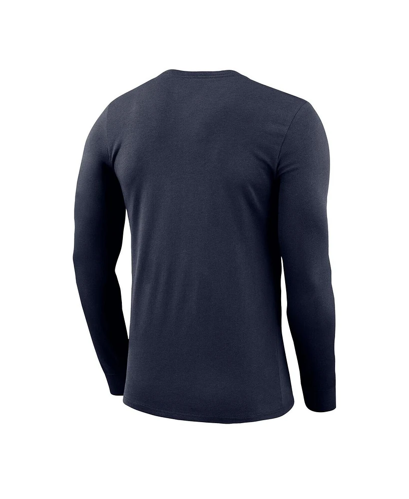 Nike Men's Navy Gonzaga Bulldogs Basketball Shootaround Long Sleeve T-Shirt