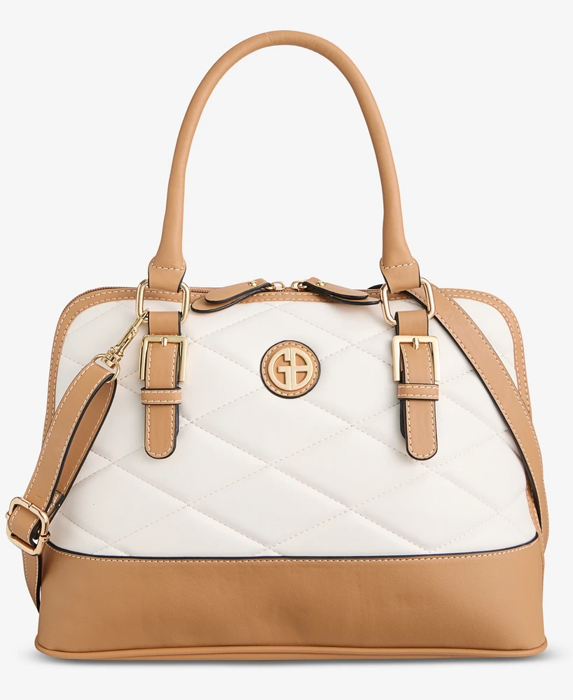 Giani Bernini Medium Quilted Dome Satchel, Exclusively at Macy's