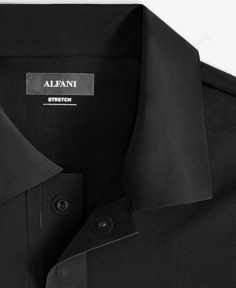 Alfani Men's Laser Cut Short Sleeve Performance Polo Shirt, Exclusively at Macy's