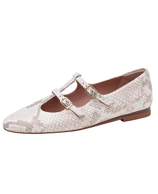 Linea Paolo Matilda | Double Mary Jane Strap Flats