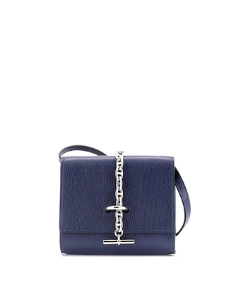 Pre-Owned HERMES Chaine d'Ancre Compact Wallet on Strap Chevre Mysore