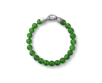 Vincero Men's 8mm Bead Bracelet Stainless Steel with Push Clasp