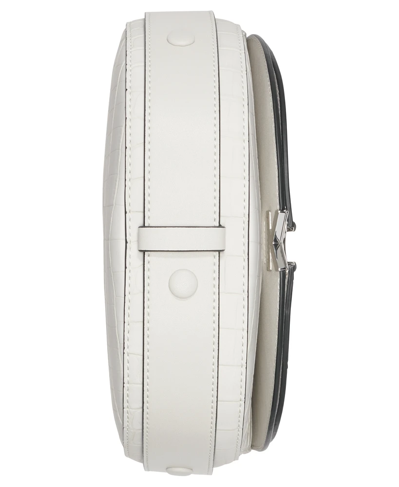 Calvin Klein Crisell Soft Croco Saddle Crossbody