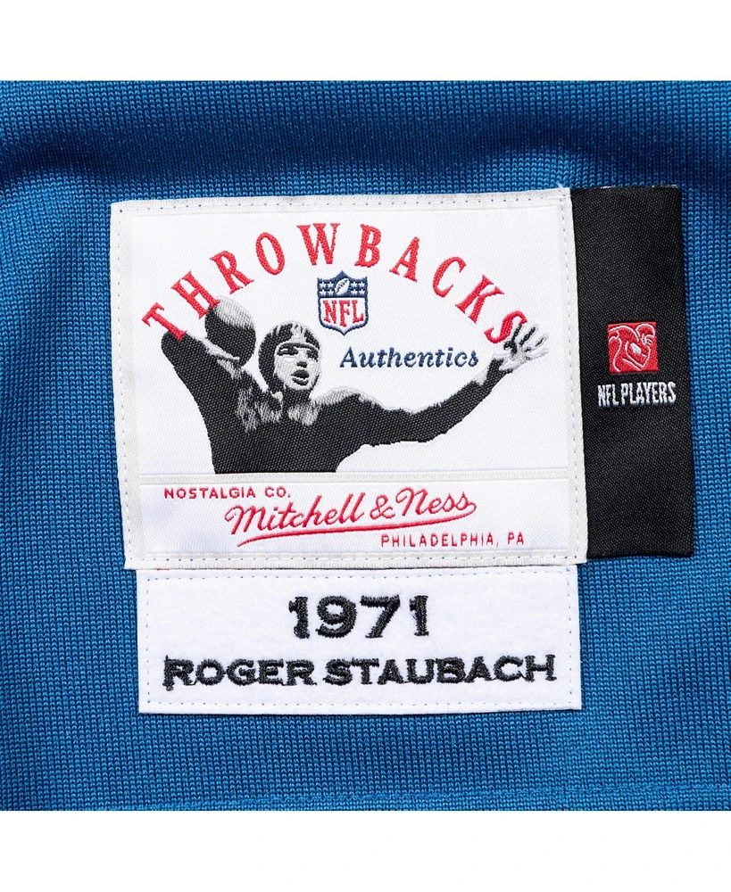 Mitchell & Ness Men's Roger Staubach Navy Dallas Cowboys 1971 Authentic Jersey