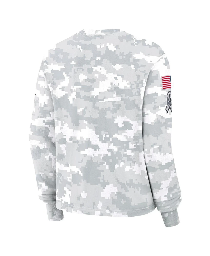 Nike Women's Cleveland Browns 2024 Salute To Service Long Sleeve T-Shirt