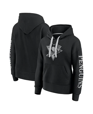 Fanatics Women's Black Pittsburgh Penguins Elements Next Pullover Hoodie