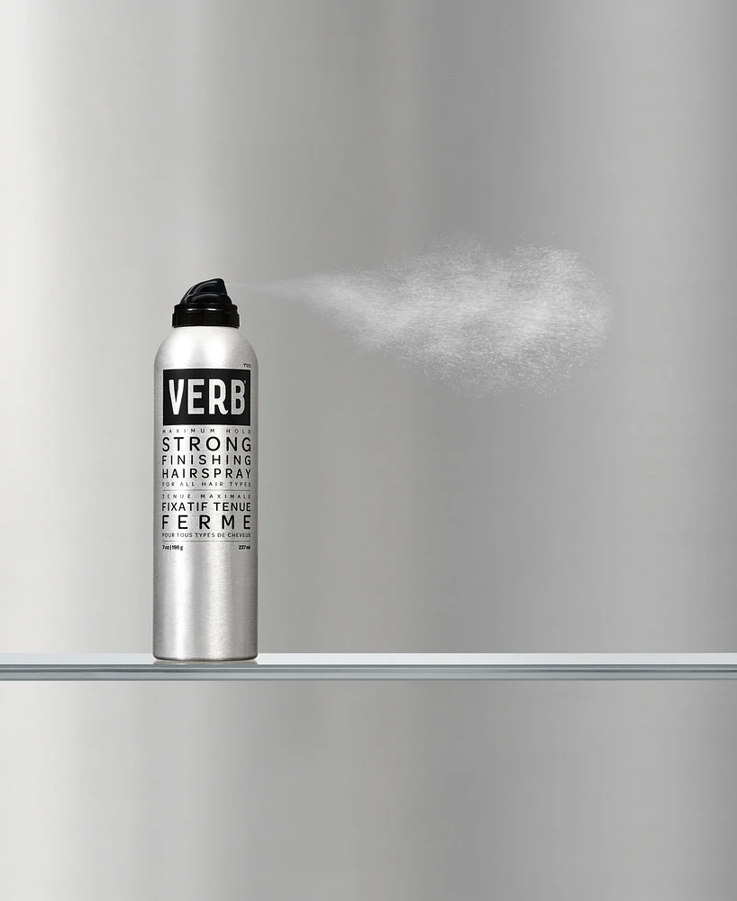 Verb Strong Finishing Hairspray, 7 oz.
