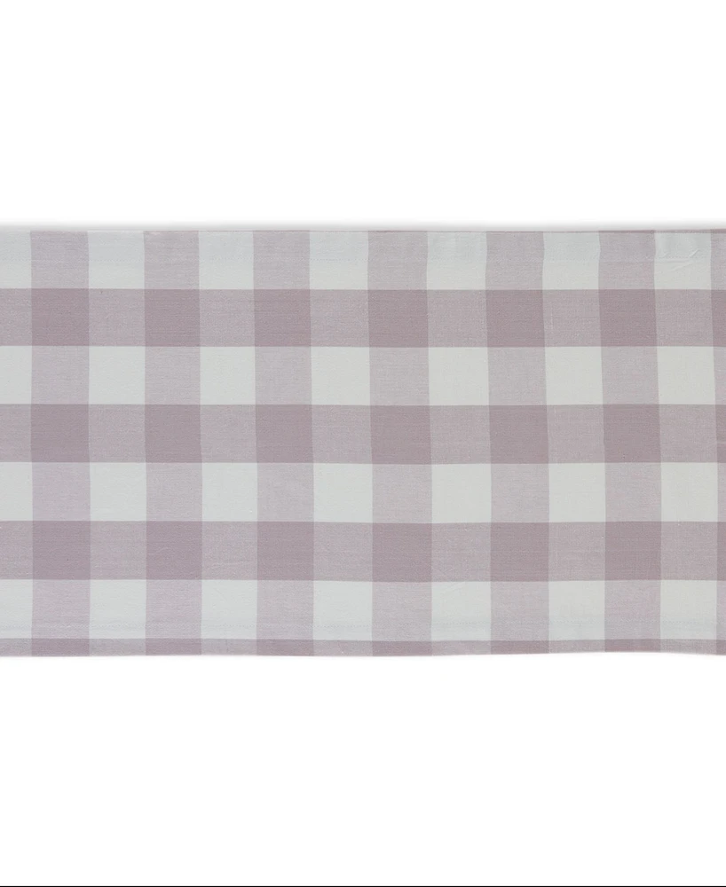 Design Imports Buffalo Check Table Runner, 14" x 72"