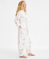 Charter Club Women's Cotton Printed Robe, Exclusively at Macy's