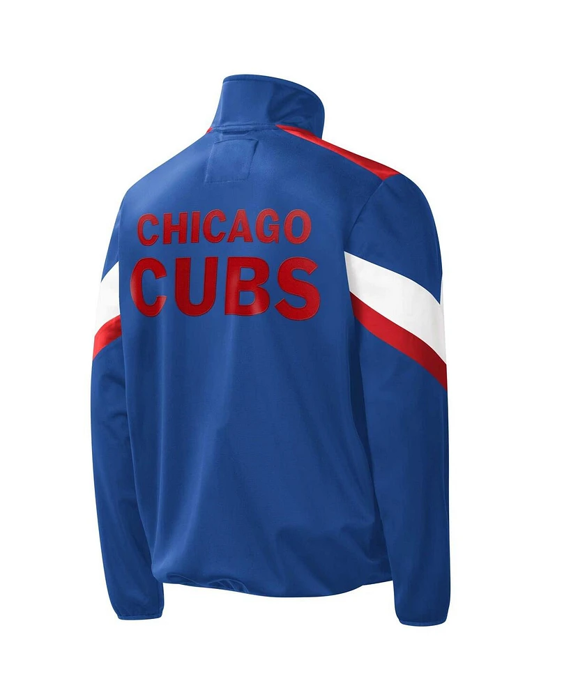 G-iii Sports By Carl Banks Men's Royal Chicago Cubs Earned Run Full-Zip Jacket