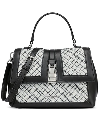 Karl Lagerfeld Paris Mercerie Leather Crossbody