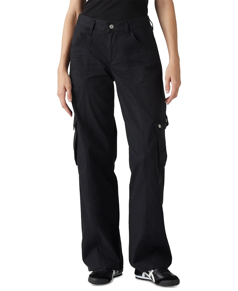 Levi's Women's Super Low Loose-Fit Cargo Jeans