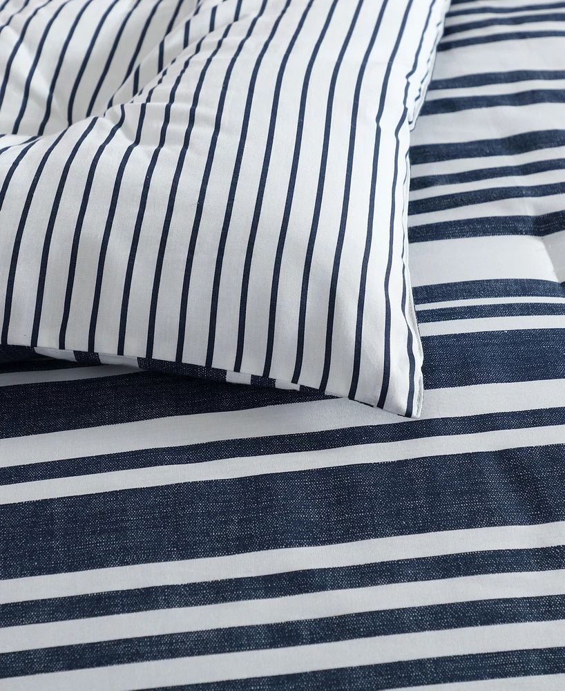 Nautica Coastline Stripe 3-Pc. Comforter Set