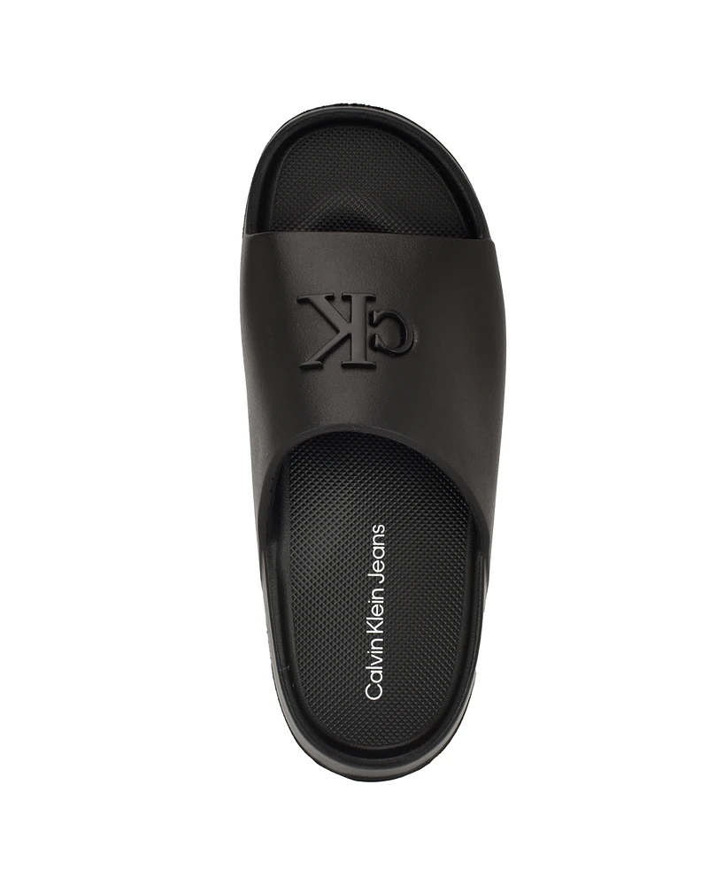 Calvin Klein Women's Nanzey Logo Pool Slide Sandals