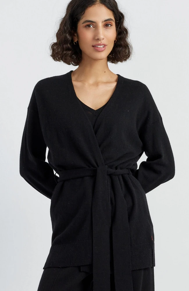 Chinti & Parker Women's Wool Cashmere Blend Belt Wrap Cardigan