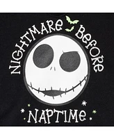 Nightmare Before Christmas Baby Boys Disney Fleece Pullover Hoodie Bodysuit and Pants 3 Piece Outfit Set